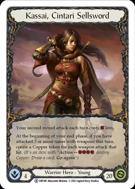 [Warrior] Kassai, Cintari Sellsword [1HP140-C]