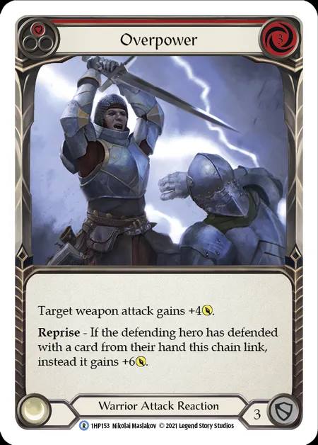 [Warrior] Overpower [1HP153-R] (red)