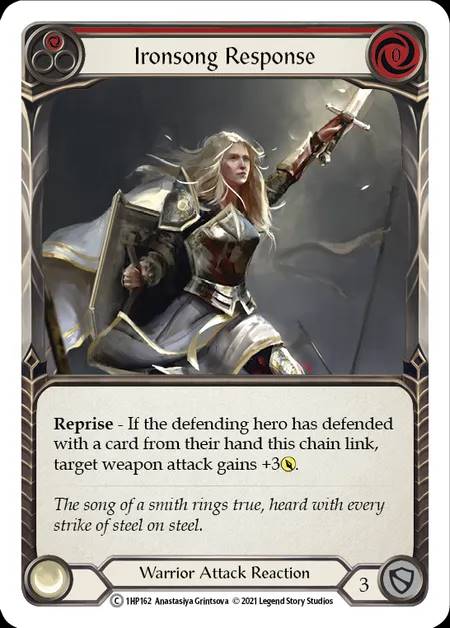 [Warrior] Ironsong Response [1HP162-C] (red)