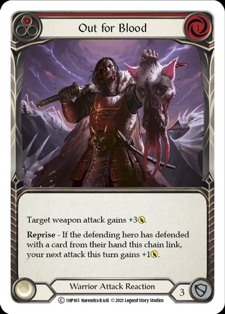 [Warrior] Out for Blood [1HP165-C] (red)