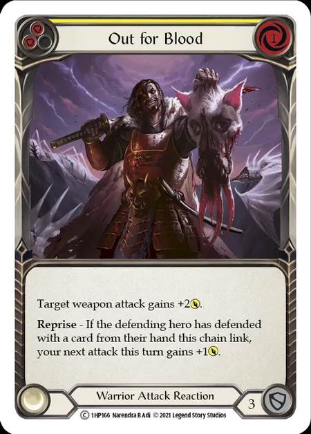 [Warrior] Out for Blood [1HP166-C] (yellow)