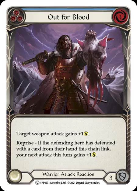 [Warrior] Out for Blood [1HP167-C] (blue)