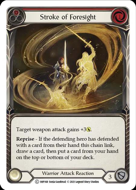 [Warrior] Stroke of Foresight [1HP168-C] (red)