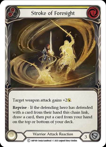 [Warrior] Stroke of Foresight [1HP169-C] (yellow)