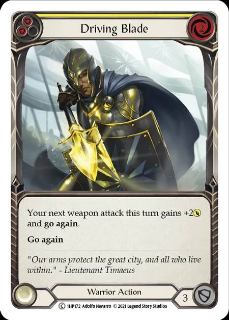 [Warrior] Driving Blade [1HP172-C] (yellow)