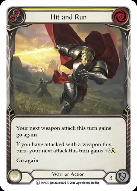 [Warrior] Hit and Run [1HP175-C] (yellow)