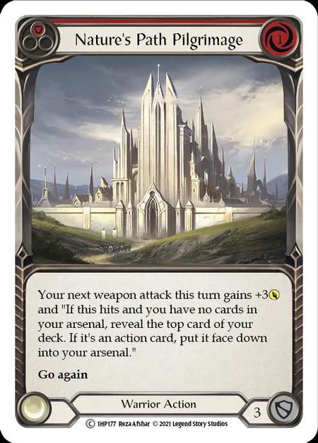 [Warrior] Nature's Path Pilgrimage [1HP177-C] (red)