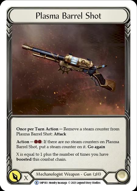[Mechanologist] Plasma Barrel Shot [1HP183-R]