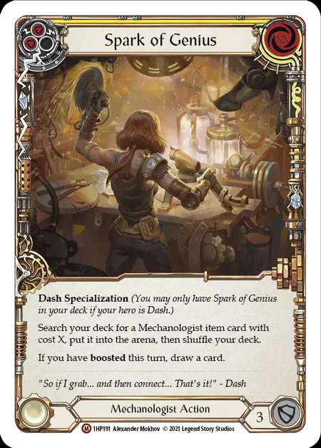 [Mechanologist] Spark of Genius [1HP191-M]