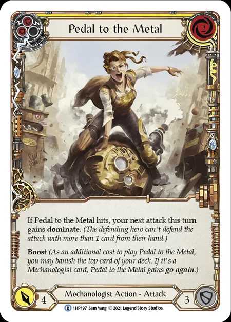[Mechanologist] Pedal to the Metal [1HP197-R] (yellow)