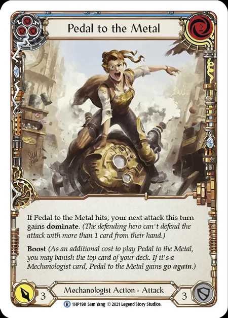 [Mechanologist] Pedal to the Metal [1HP198-R] (blue)