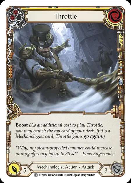 [Mechanologist] Throttle [1HP209-C] (yellow)