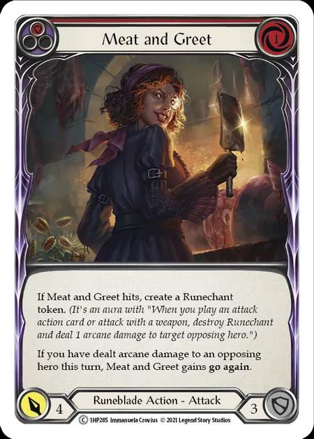 [Runeblade] Meat and Greet [1HP285-C] (red)
