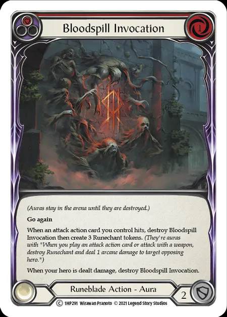 [Runeblade] Bloodspill Invocation [1HP291-C] (red)