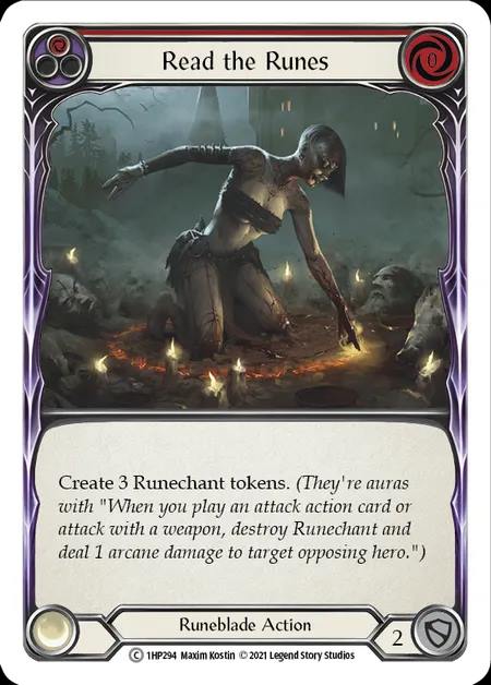 [Runeblade] Read the Runes [1HP294-C] (red)