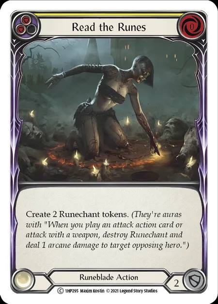 [Runeblade] Read the Runes [1HP295-C] (yellow)