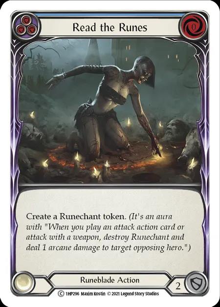[Runeblade] Read the Runes [1HP296-C] (blue)