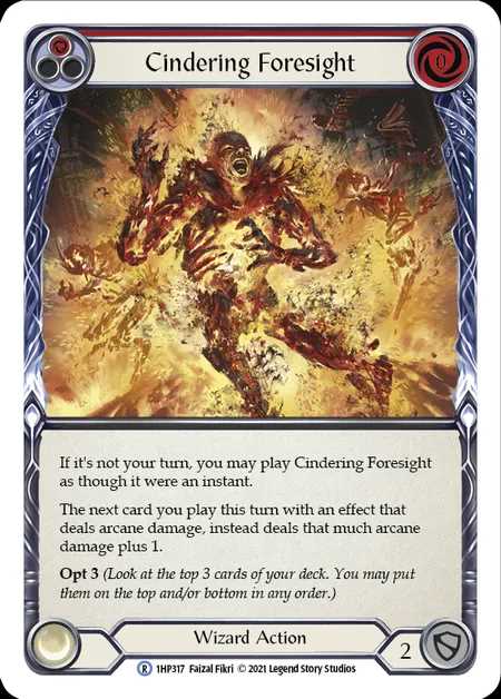 [Wizard] Cindering Foresight [1HP317-R] (red)
