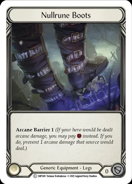 [Generic] Nullrune Boots [1HP349-C]