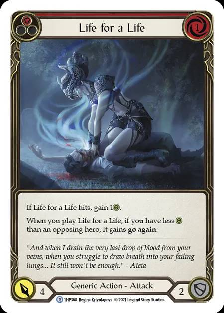 [Generic] Life for a Life [1HP368-R] (red)