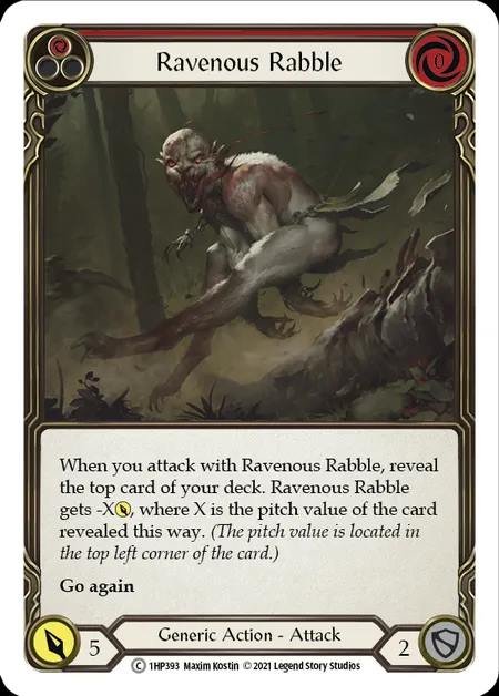 [Generic] Ravenous Rabble [1HP393-C] (red)