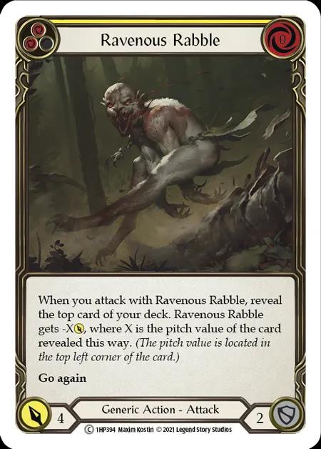 [Generic] Ravenous Rabble [1HP394-C] (yellow)