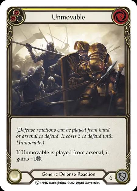 [Generic] Unmovable [1HP412-C] (yellow)