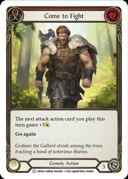 [Generic] Come to Fight [1HP414-C] (red)