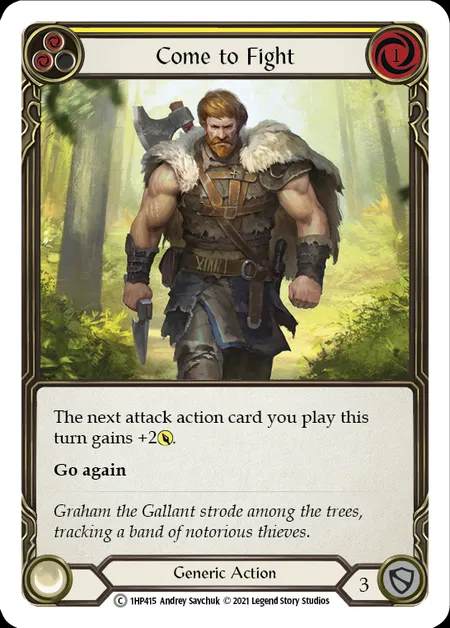 [Generic] Come to Fight [1HP415-C] (yellow)