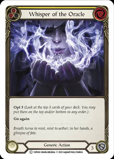 [Generic] Whisper of the Oracle [1HP424-C] (yellow)