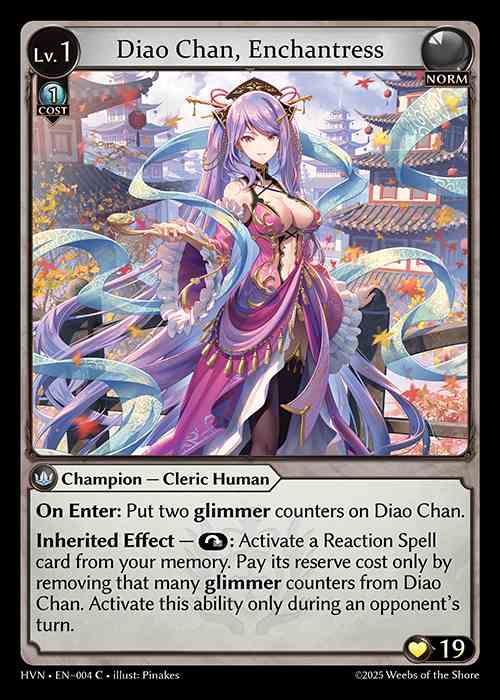 [Norm] Diao Chan, Enchantress [HVN004-C]