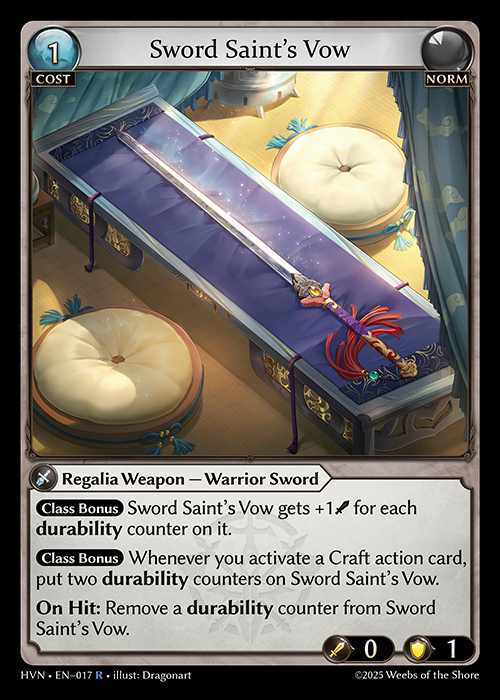 [Norm] Sword Saint's Vow [HVN017-R]