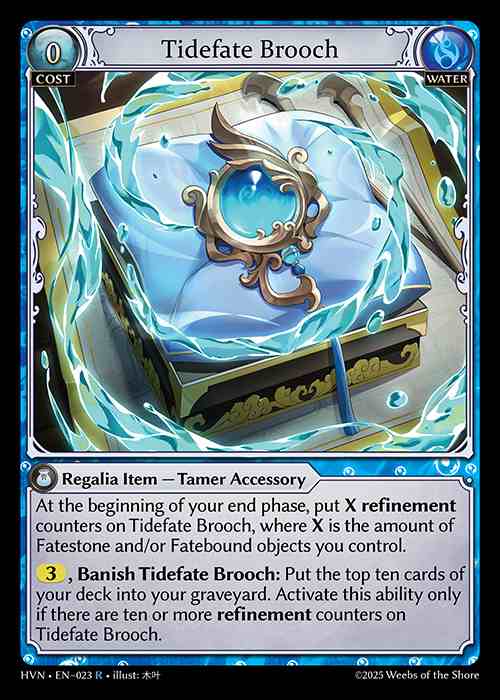 [Water] Tidefate Brooch [HVN023-R]