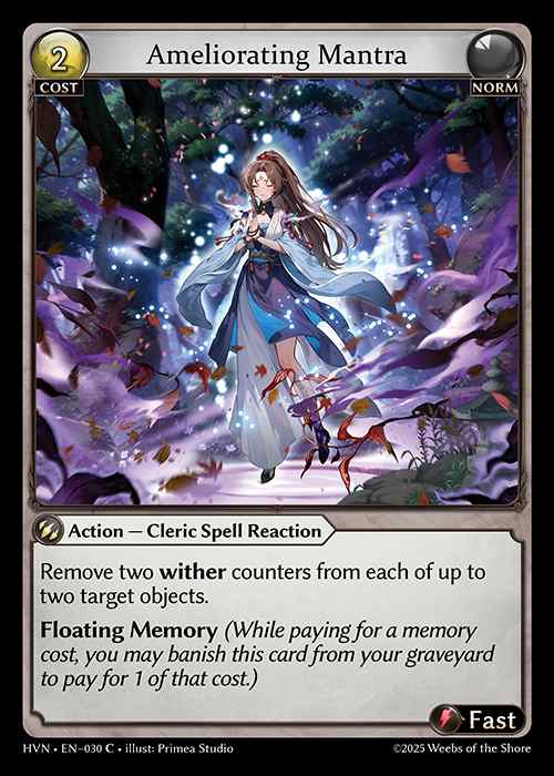 [Norm] Ameliorating Mantra [HVN030-C]