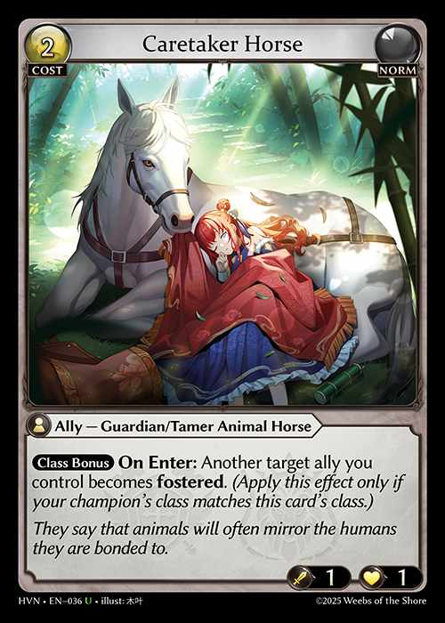 [Norm] Caretaker Horse [HVN036-U]