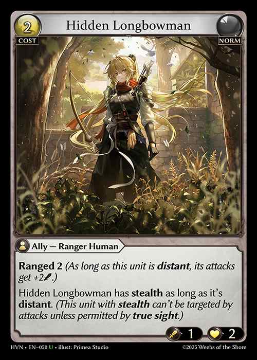 [Norm] Hidden Longbowman [HVN050-U]