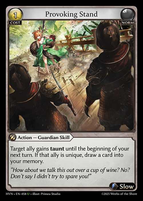 [Norm] Provoking Stand [HVN058-U]
