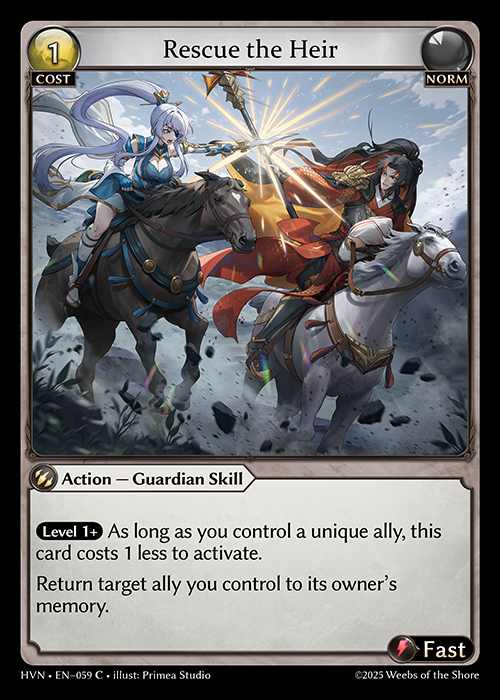 [Norm] Rescue the Heir [HVN059-C]