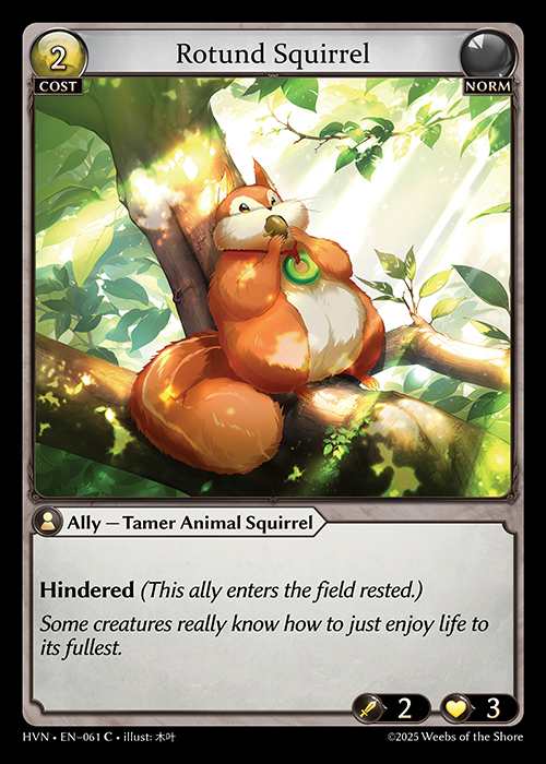 [Norm] Rotund Squirrel [HVN061-C]