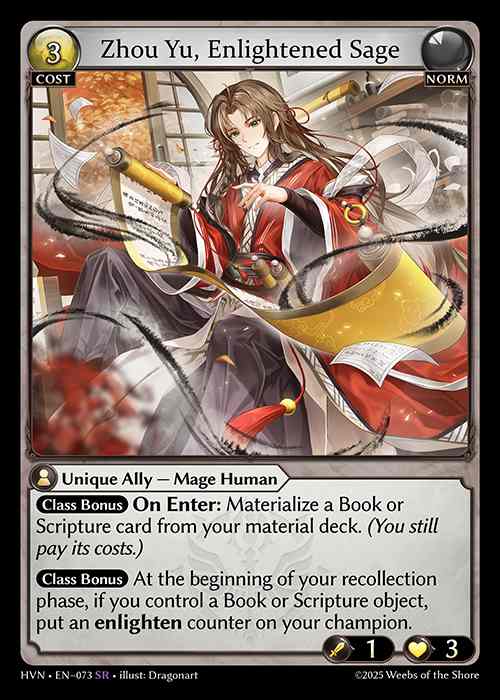 [Norm] Zhou Yu, Enlightened Sage [HVN073-SR]
