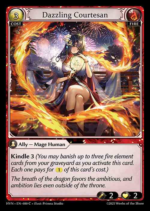 [Fire] Dazzling Courtesan [HVN080-C]