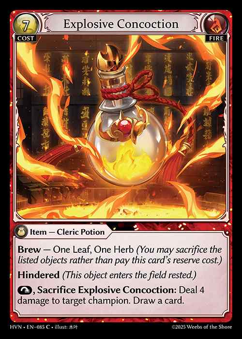 [Fire] Explosive Concoction [HVN085-C]