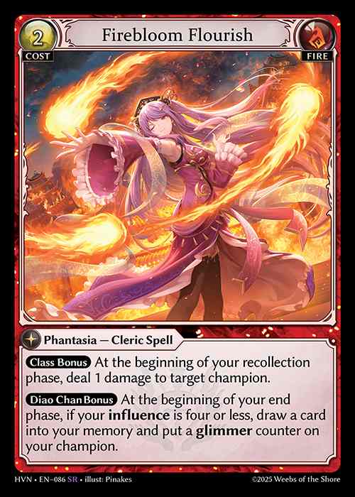 [Fire] Firebloom Flourish [HVN086-SR]