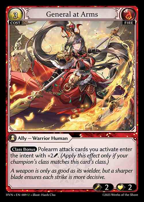 [Fire] General at Arms [HVN089-U]