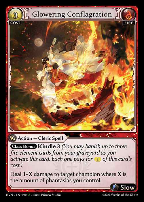 [Fire] Glowering Conflagration [HVN090-U]