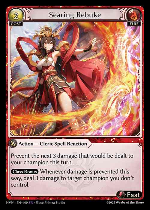 [Fire] Searing Rebuke [HVN100-SR]