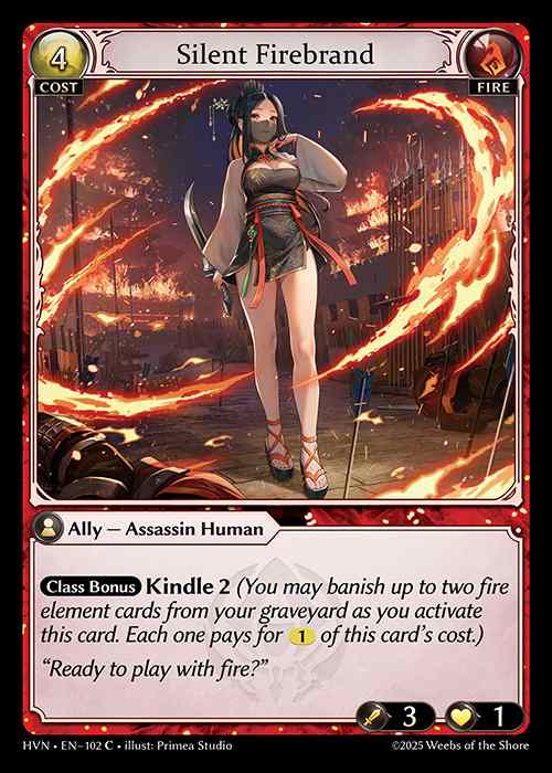 [Fire] Silent Firebrand [HVN102-C]