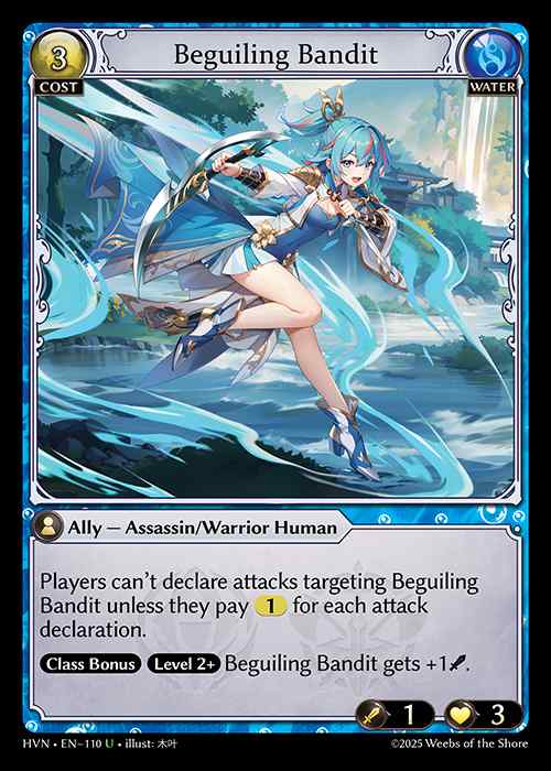 [Water] Beguiling Bandit [HVN110-U]