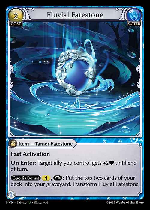 [Water] Fluvial Fatestone / Mocking Otter [HVN124-U]