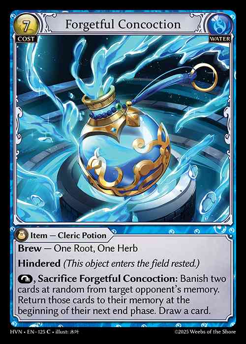 [Water] Forgetful Concoction [HVN125-C]